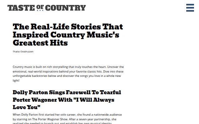 TasteofCountry storefront