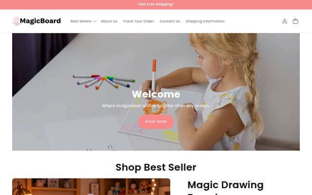 Startseite von MagicBoard