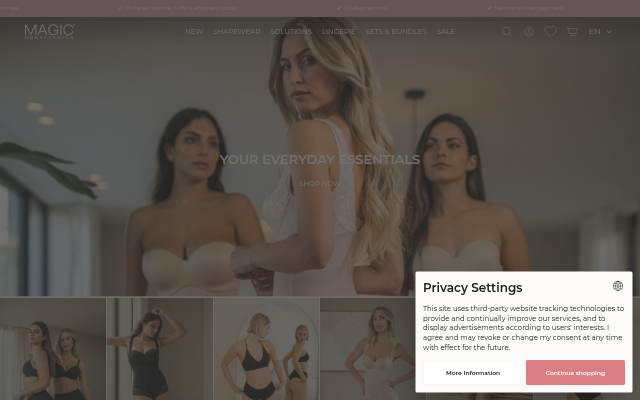 Montra da MAGIC Bodyfashion