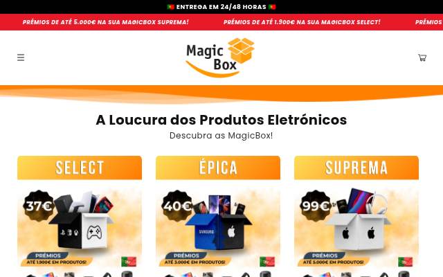 MagicBox Portugal storefront