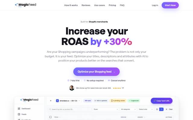 MagicFeedPro storefront