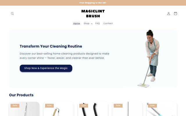 MagicBrush UK storefront