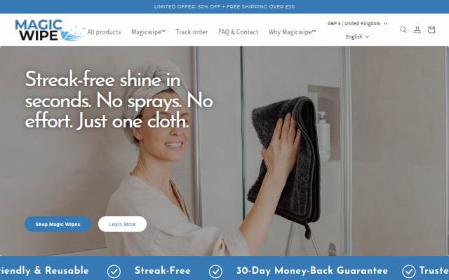 Magicwipe storefront