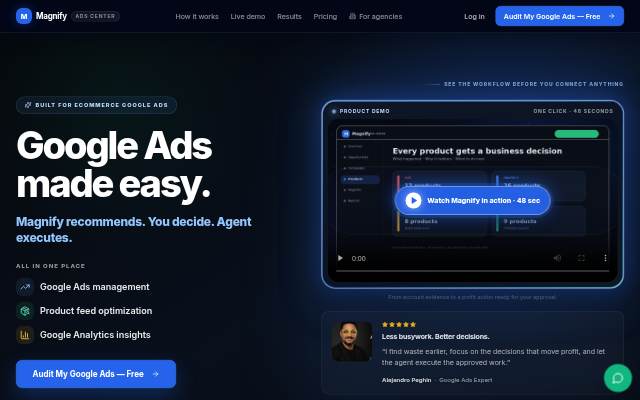 Magnify — Profit storefront
