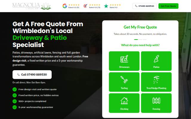 Get A Free Quote From Wimbledon's Local Driveway &amp; Patio Specialist storefront