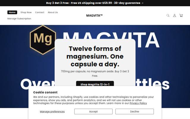 MAGVITA™ storefront