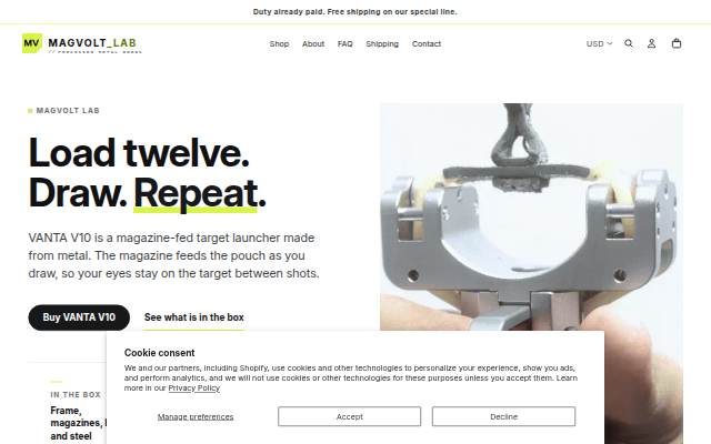 MagVolt Lab storefront