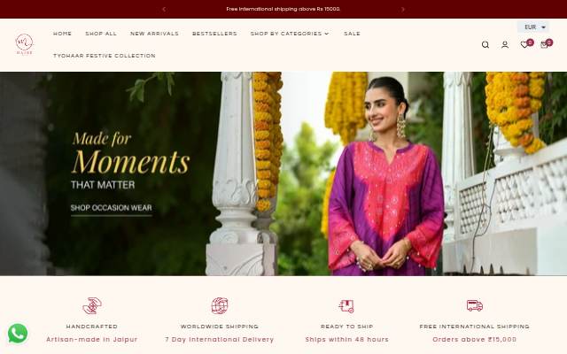 Mahee Jaipur storefront