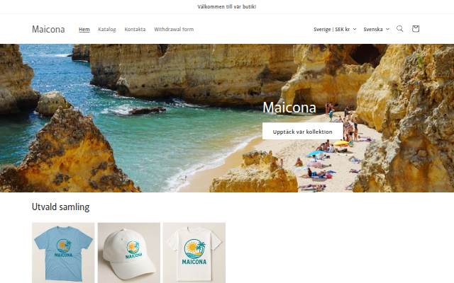 Maicona storefront