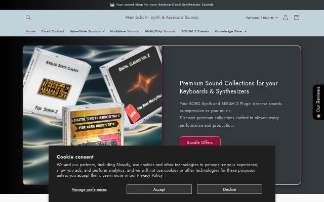 Maik Schott - Synth &amp; Keyboard Sounds storefront