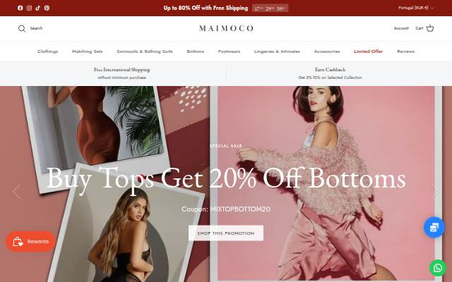 Maimoco storefront