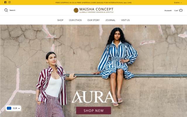 Maisha Concept storefront