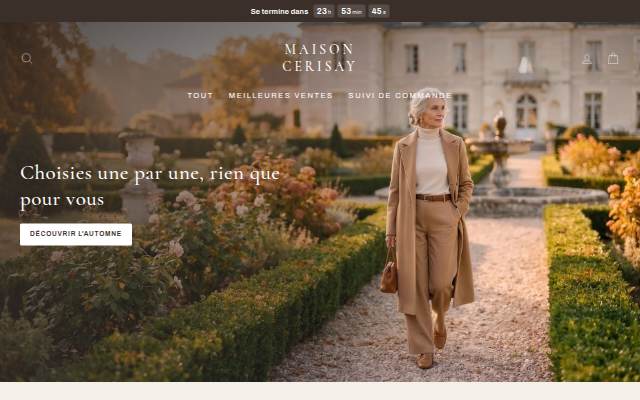 Maison Cerisay storefront