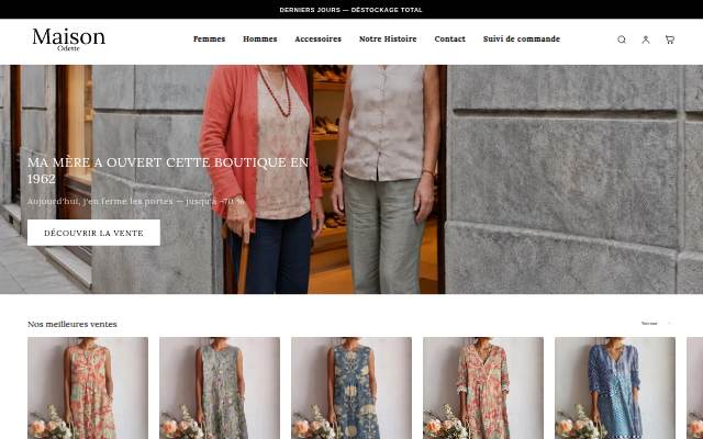 Maison Odette storefront