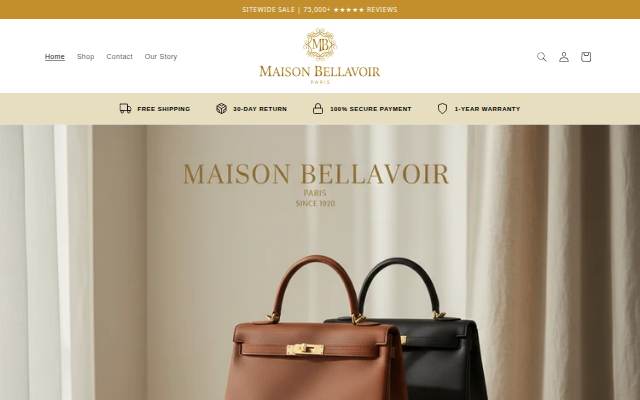 Montra da Maison Bellavoir