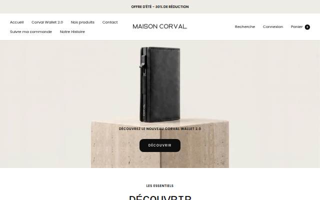 Maison Corval storefront