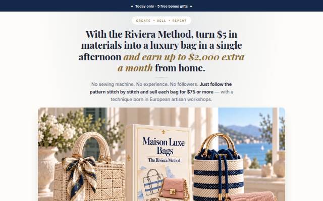 Startseite von Maison Luxe Bags