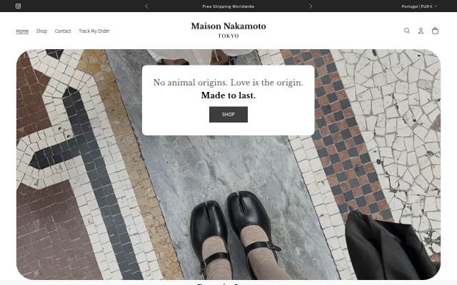 Maison Nakamoto storefront