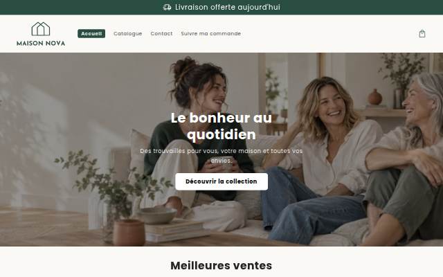 Startseite von Maison Nova