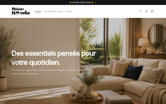 Maison Novelia storefront