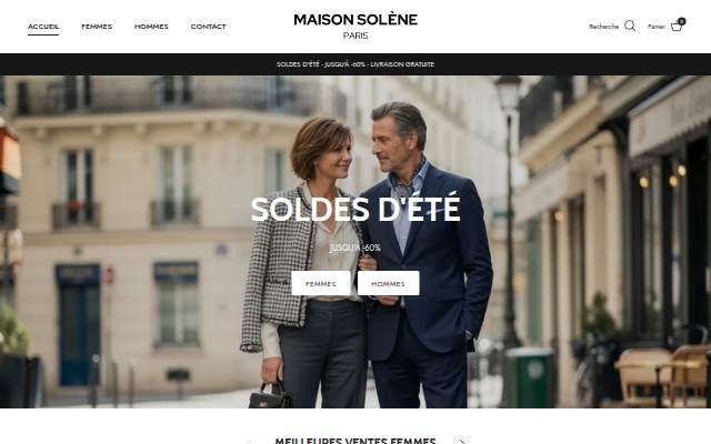 Maison Solène Paris storefront