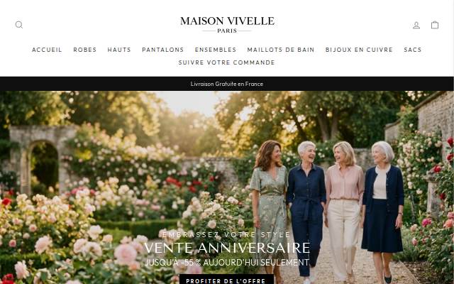 Maison Vivelle Paris storefront