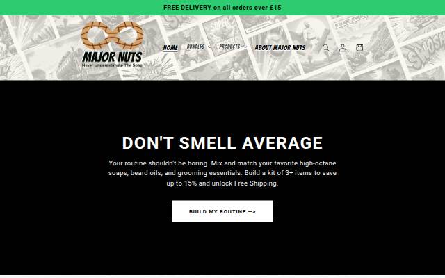 Major Nuts storefront