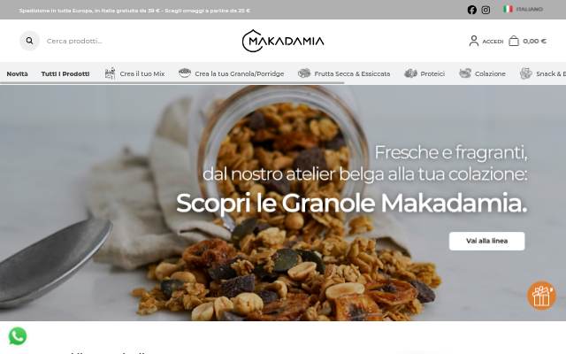 Makadamia storefront