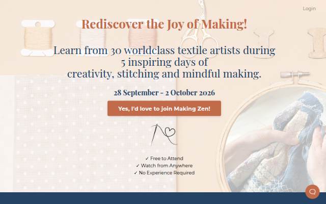 Making Zen September/October 2026 storefront