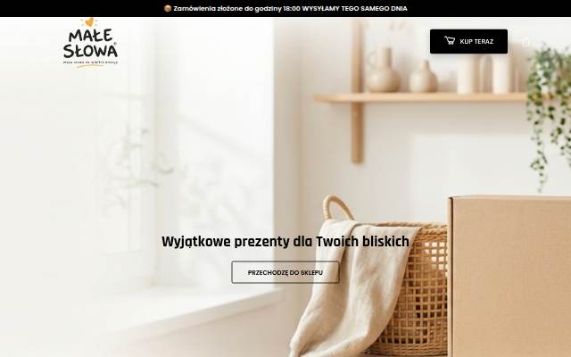 Małe słowa storefront