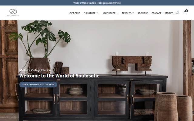 Escaparate de Soulosofie Mallorca
