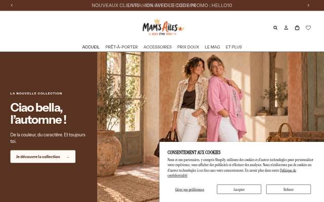 Mam’s Ailes storefront