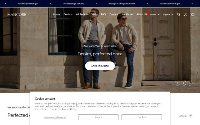 ManCore EU storefront