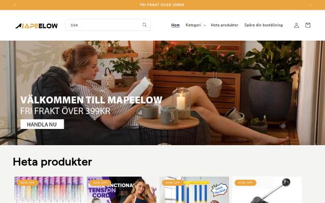 mapeelow storefront