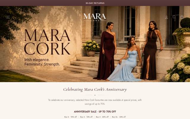 MARA CORK storefront