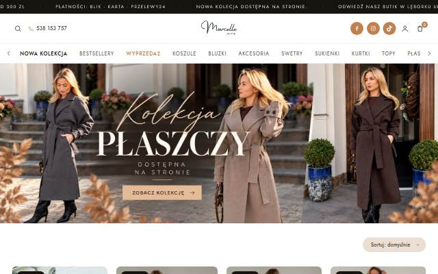 Startseite von Marcelle Butik
