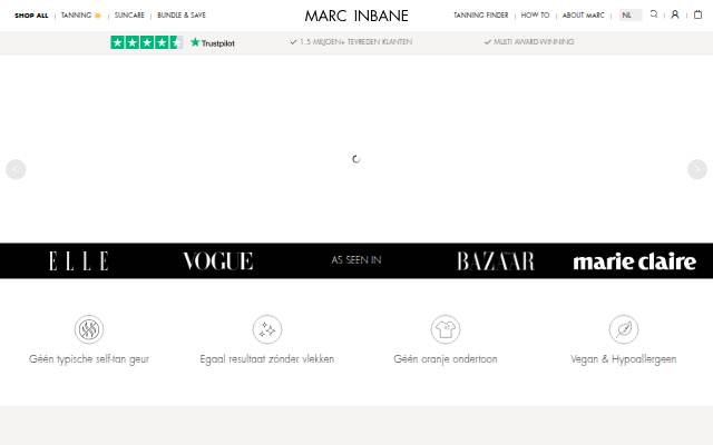 MARC INBANE® Official Webshop storefront