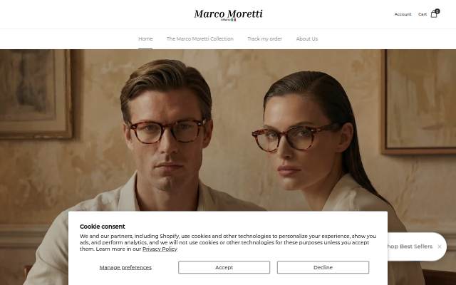 Marco Moretti storefront