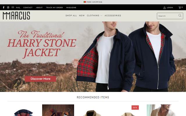 Marcus Store storefront