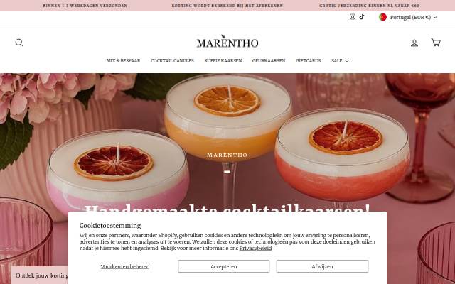 Marèntho storefront