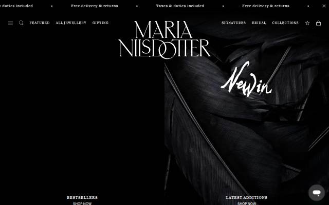 Maria Nilsdotter storefront
