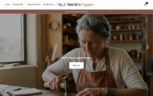 Maria's Copper storefront