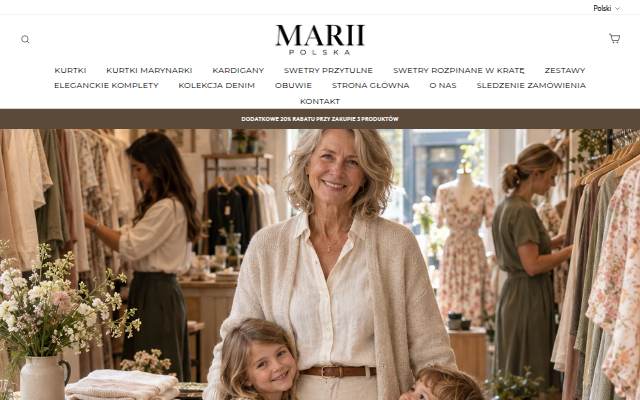 Startseite von Marii Polska