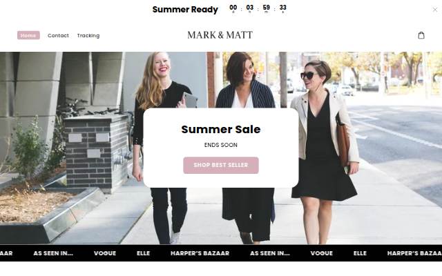Shop M storefront