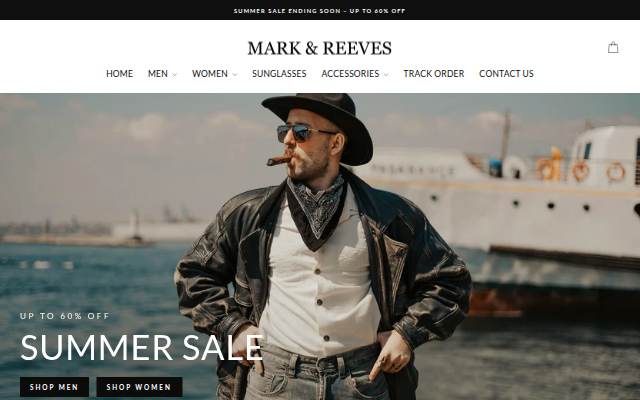 Mark &amp; Reeves storefront