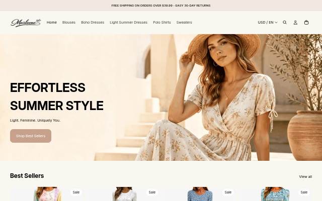 Marlovene storefront