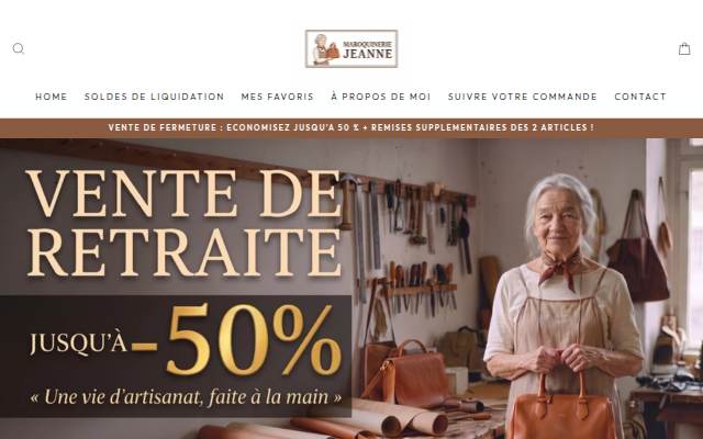 maroquinerie jeanne storefront
