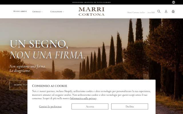 Marri Cortona storefront