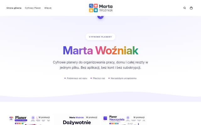 Marta Woźniak storefront