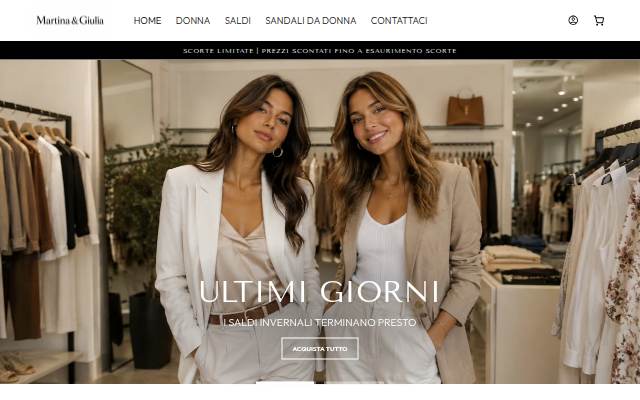 Martina &amp; Giulia storefront